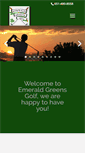 Mobile Screenshot of emeraldgreensgolf.com